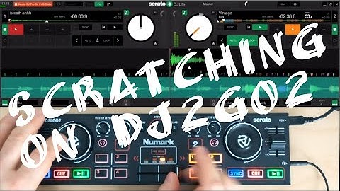 Scratching on the Numark DJ2GO2 DJ Controller | Scratch Practice and Test to Scratch