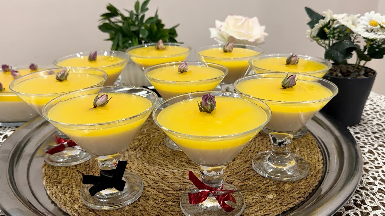 	رز بحليب مبطن بلبرتقال يذوب بالفم | أسهل وألذ حلى رمضاني 😍