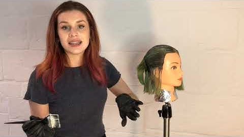 How to create: Blended out tips, creative hair colouring.