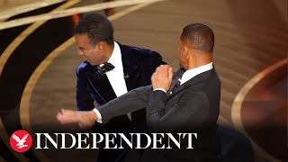 Will Smith slaps Chris Rock at the Oscars 2022