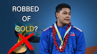 Was It A Fair Call    I   Gold Medal Robbed Off Samoan Athlete   I   2022 Cwg Day6 Wl M109kg