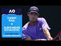Ref:BUk_kZtxFLs Tommy paul v aleksandar kovacevic extended highlights | australian open 2026 first round