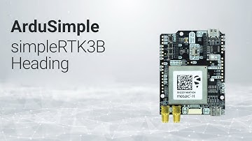 Dual band GNSS RTK simpleRTK3B Heading receiver from ArduSimple powered by Septentrio Mosaic-H