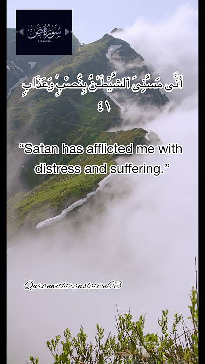 Surah Sad Ayat 41 #shorts #quran #fatihseferagic