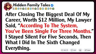 After Closing The Biggest Deal Of My Career, Worth $12 Million, My Lawyer Said, “According To The...