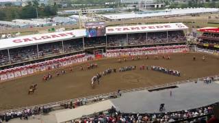 Calgary Stampede - afternoon rodeo opening - July 15, 2017