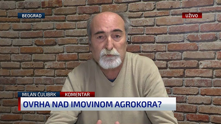 Milan Ćulibrk komentirao je borbu za Agrokorovu imovinu u Srbiji