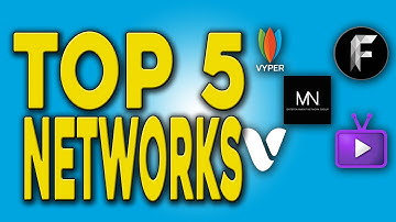Top 5 YouTube Networks For Small Channels! (2015)