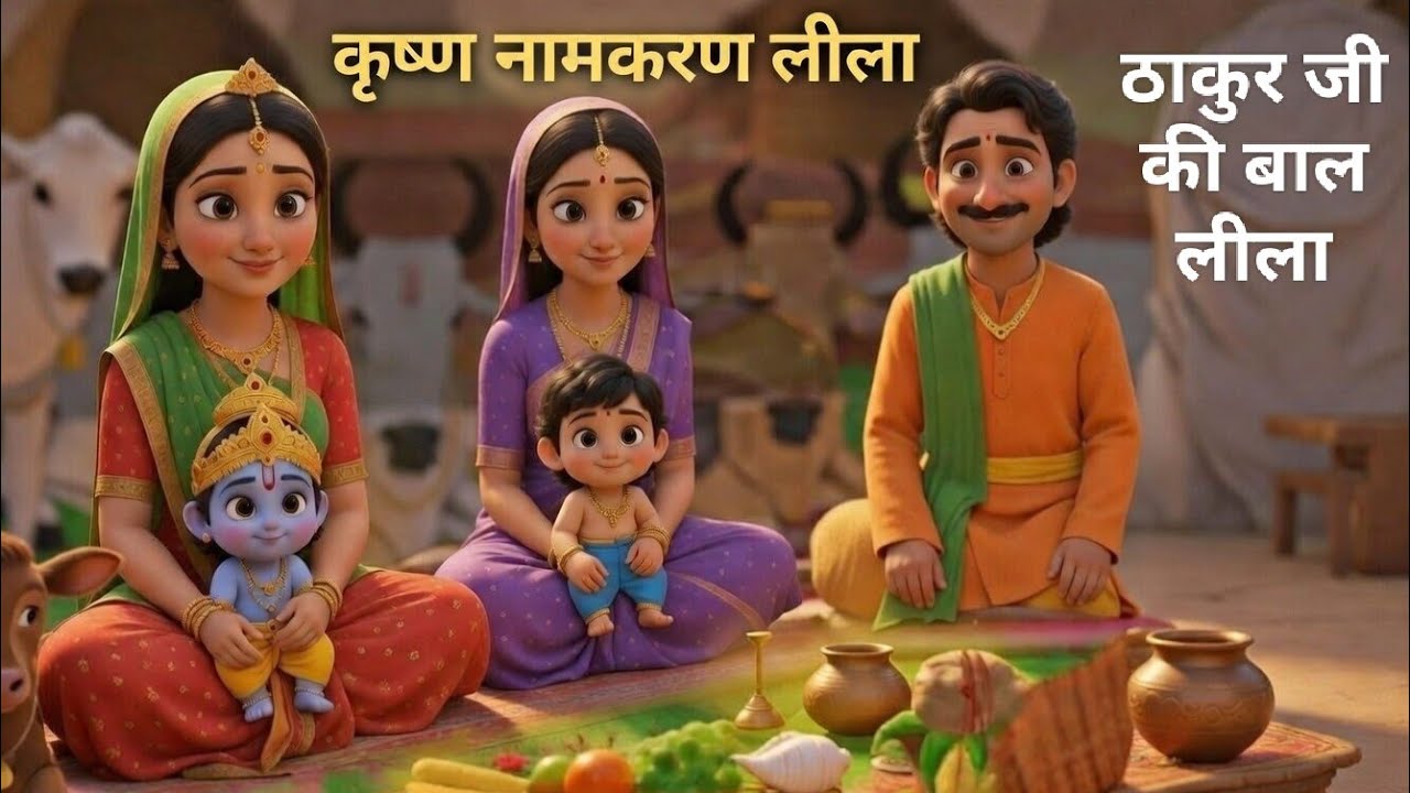 Thakur ji ki kheer chori leela ||  krishna naamkaranleela@BhaktiPath 