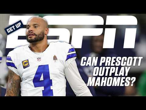 Chiefs vs. Cowboys PREVIEW 🍿 Dak Prescott playing BETTER than Patrick Mahomes? 😮‍💨 | Get Up