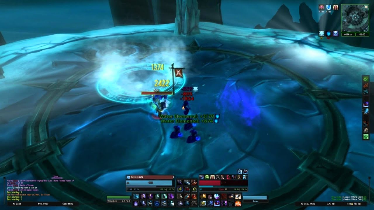World of Warcraft Duels - Kown vs Zyter (Death Knight)