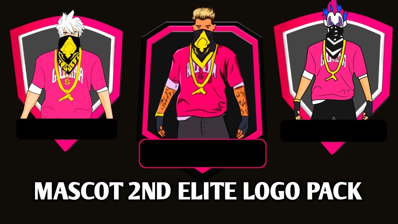 Free Fire 2nd elite mascot logo pack free download