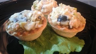 Тарталетки с салатиком из ПЕЧЕНИ ТРЕСКИ/ супер ЗАКУСКА Тарталетки с салатиком из ПЕЧЕНИ ТРЕСКИ/ супер ЗАКУСКА