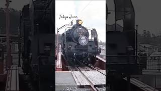 SL Taiju C11 325 turning. Full clip in videos. #japan #鉄道 #電車 #locomotive #train #railway