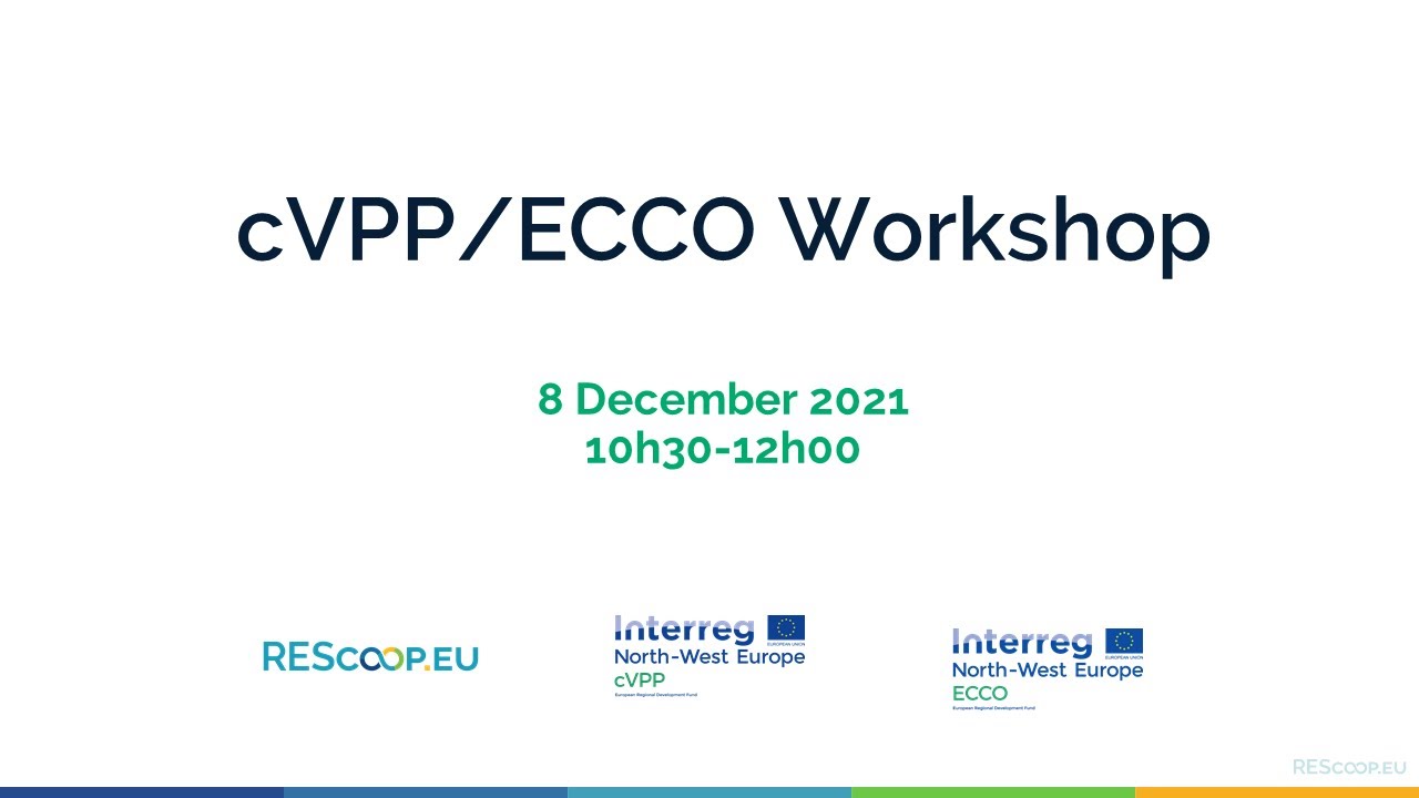 REScoop.eu/cVPP/ECCO online workshop on community energy methodology (8 Dec 2021)