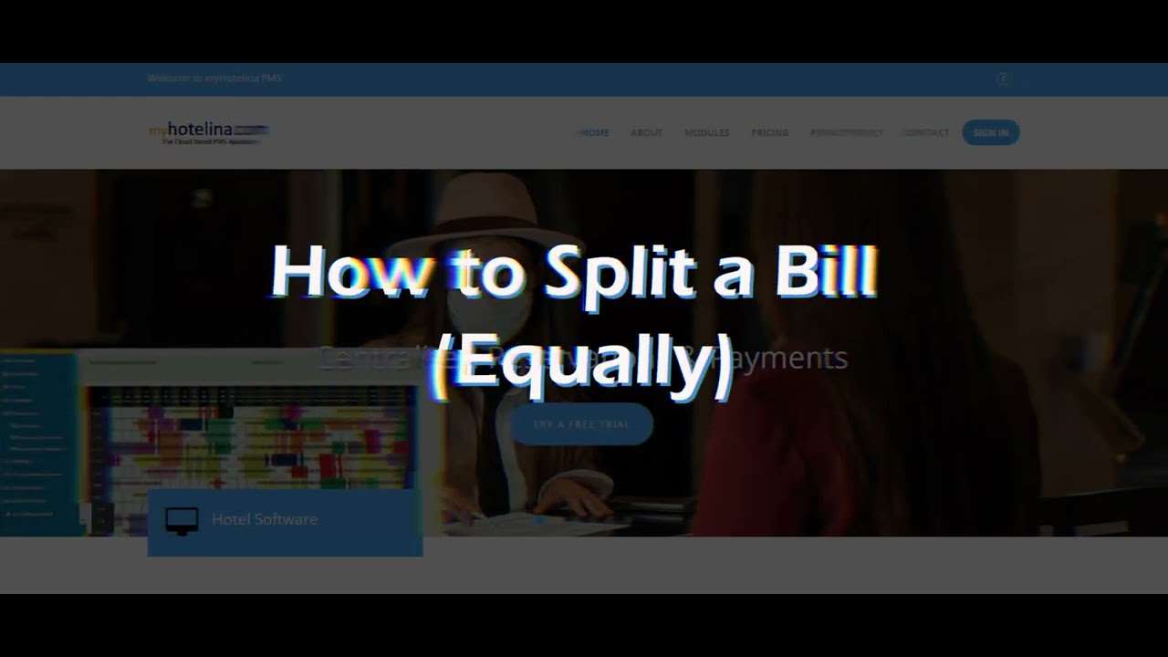 How to Split a Bill Equally - YouTube