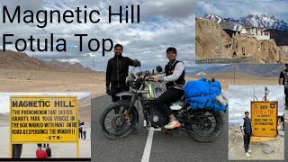 Leh Ladakh Road Trip Ep-3 Kargil to Leh on Bike Fotula Top , Lamayuru , Magnetic Hill , Sangam