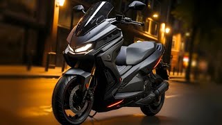 2024 Yamaha Launched Newly Upgraded Scooter With Aggressive Looks - NMAX160 Walkaround