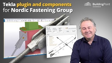 Nordic Fastener Group tension rod (NFG-DS 640) plugin and components for Tekla Structures