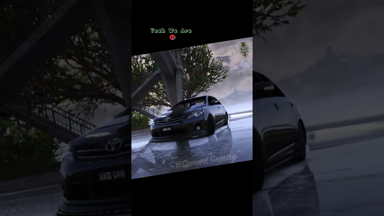 Toyota Corolla E140 Modifed By Me |GTA5 | @Sameed Gaming | Cinematic Shot | Car lovers | 