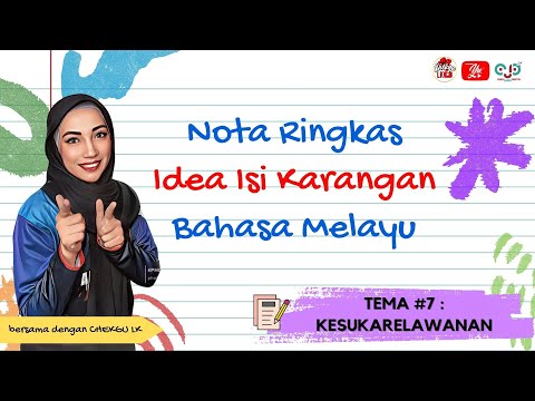 DSKP 3.3.1 NOTA RINGKAS IDEA ISI KARANGAN BAHASA MELAYU TEMA #7 : KESUKARELAWANAN