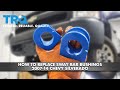 How to Replace Sway Bar Bushings 2007-14 Chevy Silverado