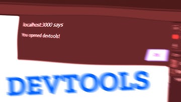 Detect when inspect element opens