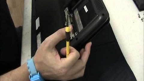 Asus K50IJ Memory & Hard Drive replacement