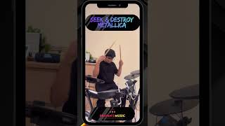 Seek &amp; Destroy 🤘 Metallica Drums Cover Part 2 | Prayan's Music