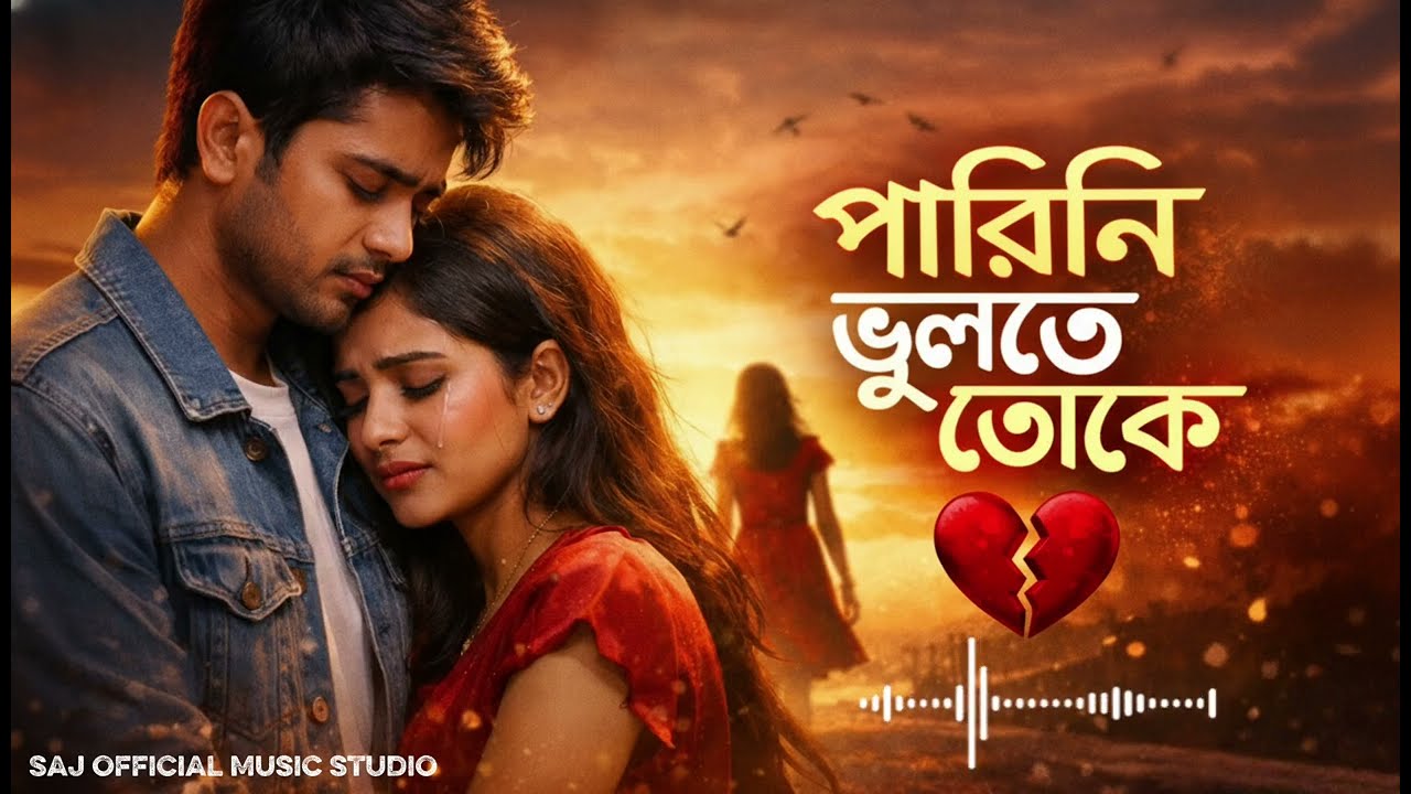পারিনি ভুলতে তোকে 💔 | Sad Lo-Fi Bengali Song | Broken Heart Feelings | SAJ OFFICIAL MUSIC STUDIO