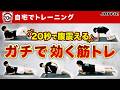 【自宅用】初心者でもできる！お腹を鍛える体幹トレーニング-