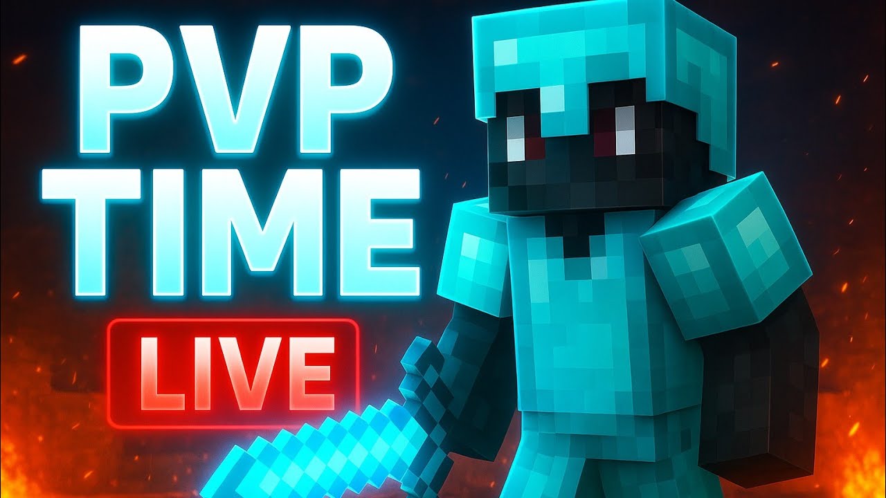 Minecraft PvP time |LIVE|#battlepie - YouTube