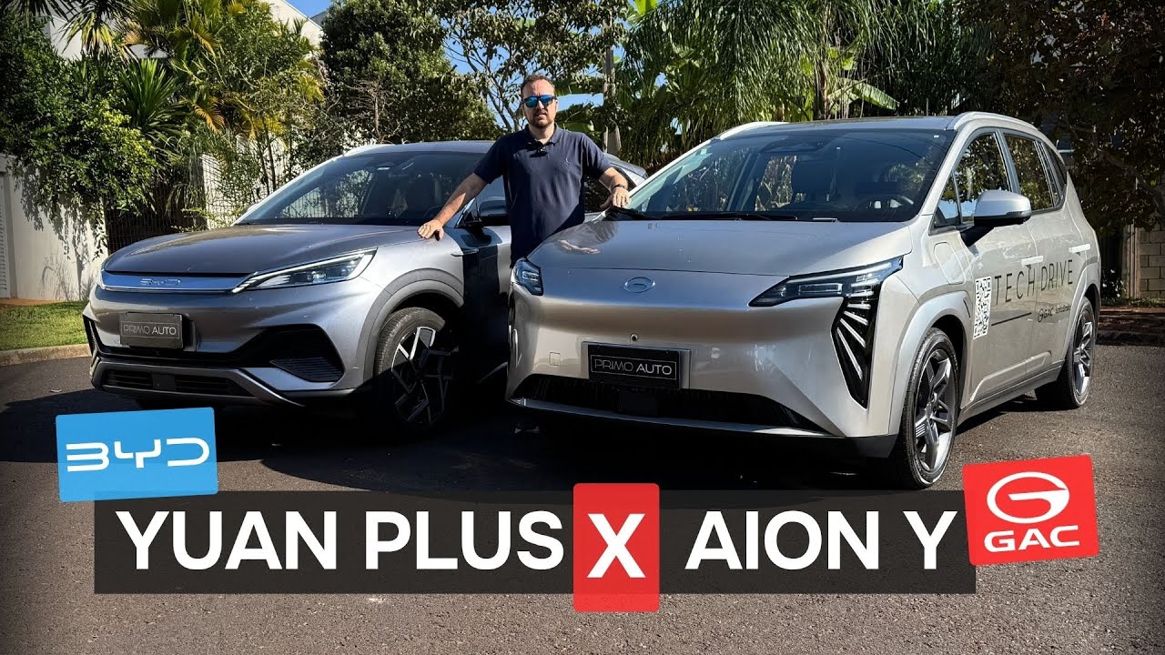 Byd Yuan Plus x Gac Aion Y lado a lado! R$15 MIL de diferença, e agora, qual seria SUA escolha?