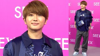 Nissy、青コーデでクールな着こなし ルイ・ヴィトン「SEE LV」展