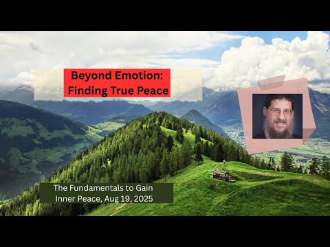 Beyond Emotion: Finding True Peace, Inner Peace with Coach Menachem