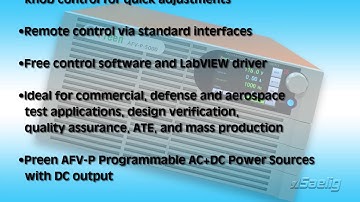 Preen AFV-P Programmable Power Supplies