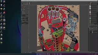 How To VPX - 1: Straight Playfield Images