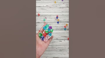 Colorful Dice ASMR Oddly Satisfying Videos