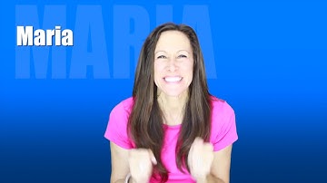 Learn to Spell MARIA Toddler Song | Learn to Talk with Patty Shukla