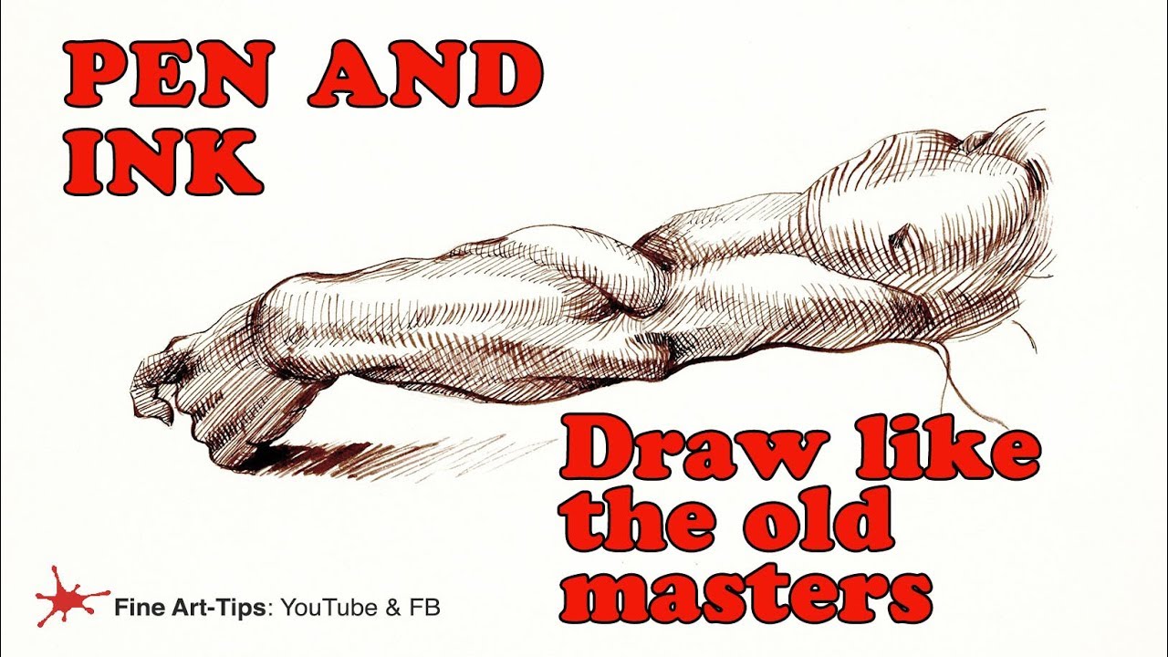 How To Draw With Pen \U0026 Ink Like The Old Masters - Inktober