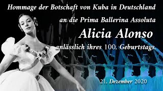 Hommage Der Botschaft Von Kuba In Deutschland An Die Prima Ballerina Oluta Alicia Alonso