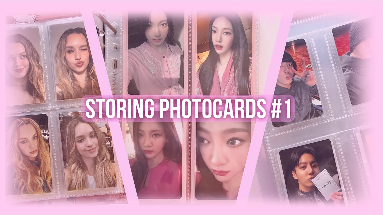 storing photocards #1 aespa, bts, katseye, taeyeon &more