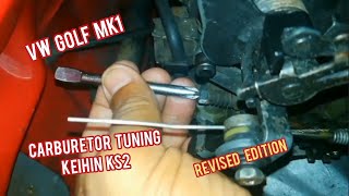 GOLF Mk1 /2 /3:Carburetor Tuning (Keihin K S2) Revised Edition.