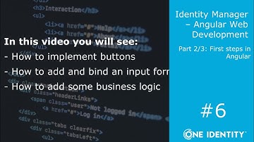 Identity Manager | Angular Web Development #6 | First steps in Angular #3
