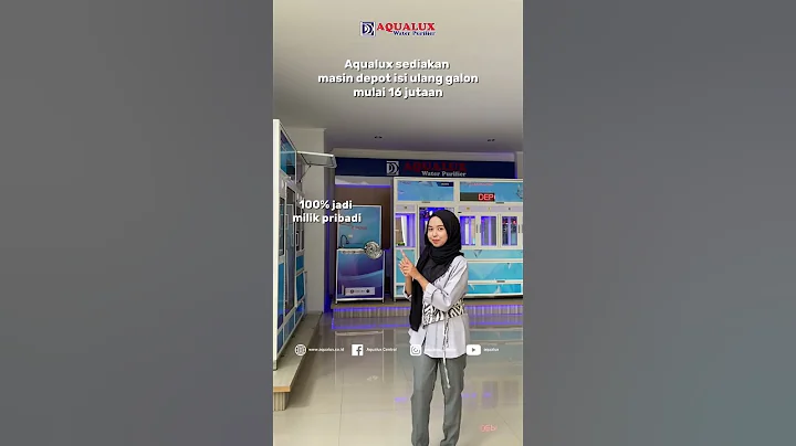 BISNIS DEPOT AIR MINUM, 100% KEUNTUNGAN MILIK PRIBADI!!  #depotairminum #aqualux