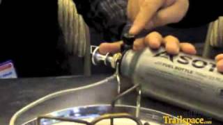 Outdoor Retailer: Soto's Muka atomizing liquid fuel stove - Trailspace