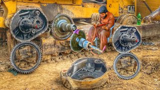 Restoration Of Caterpillar Final Drive | Repairing Of Final Drive Main Gerari | Repairing & Assembly