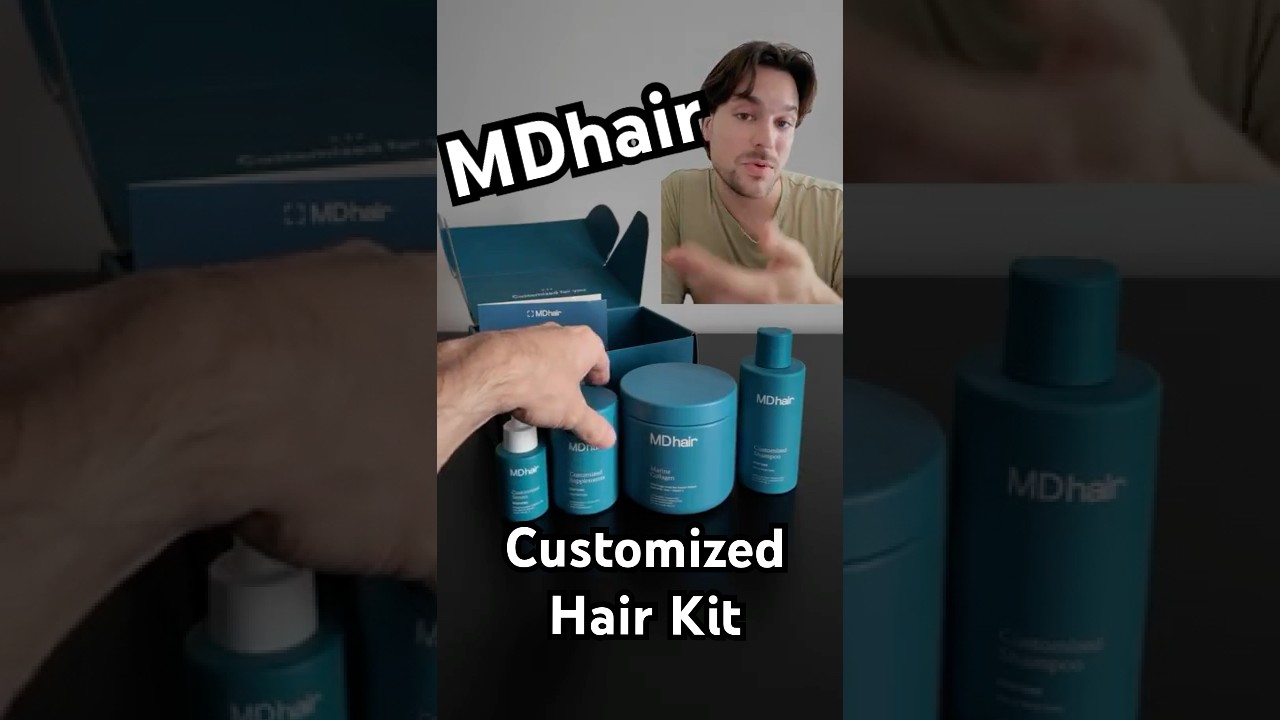 MDhair Kit Review: Hair Regrowth Products (Shampoo, Serum, Supplements, Collagen)