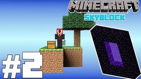 Making an Infinite Water Source in SKYBLOCK(Part-2)