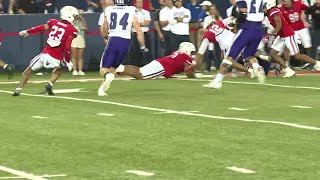 Noah Fifita throws for 5 TDs, Arizona blasts Weber State 48-3 after weather delay